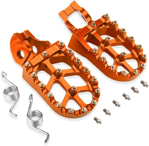 Dirt Bike Foot Pegs MX Rest Pedals CNC Wide Footpegs Compatible with Honda CR125 CR250 CRF150R CRF250R CRF450R CRF250RX CRF450RX CRF450X CRF300L CRF250L CRF250M SSR450 CRF450RL (Blue) in Saudi Arabia