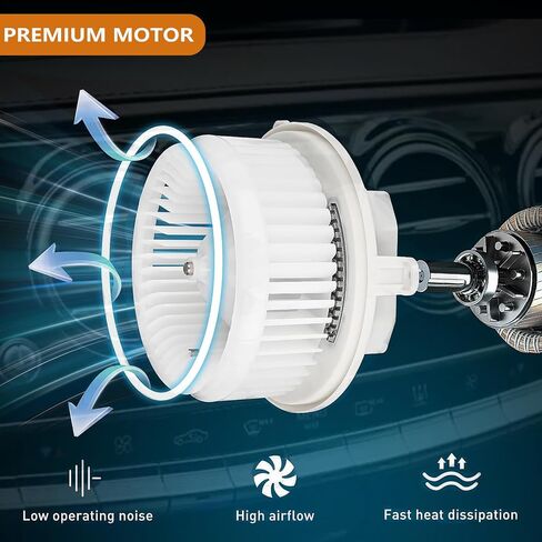HVAC A/C Heater Blower Motor w/Fan Cage Compatible with 2009-2019 Toyota Corolla (Only for AUTO A/C), 2010-2016 Prius, 2012-2017 Prius V Replaces 700249, 87103-02210, PM4031 in Saudi Arabia
