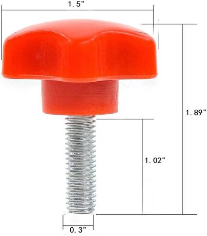 JeCar 6 Hardtop Quick Removal Bolts Thumb Screws Compatible with Jeep Wrangler 2007-2023 JK JL Sports Sahara Freedom Rubicon X 2/4 Door Accessories, Black in Kuwait