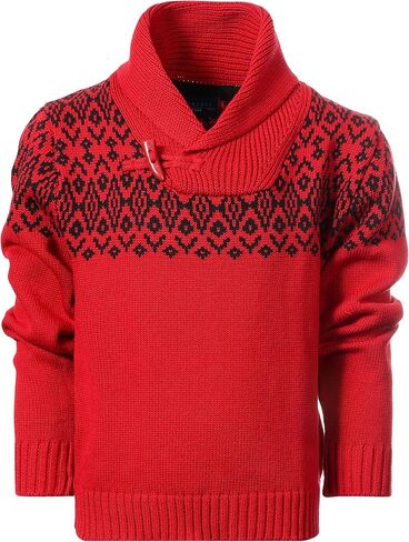 Gioberti Kids and Boys 100% Cotton Pullover Knitted Sweater with Toggle Button Closure in Saudi Arabia