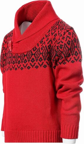 Gioberti Kids and Boys 100% Cotton Pullover Knitted Sweater with Toggle Button Closure in Saudi Arabia