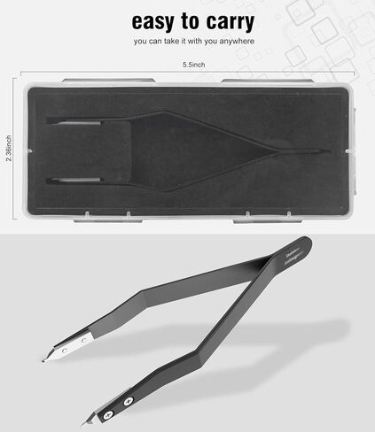 7825 Spring Bar Tweezer, Watch Spring Bar Plier Removal Tool for Watchmaker and Repairer (Green) in Saudi Arabia