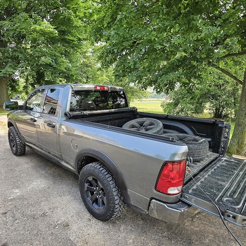AUTOSAVER88 Tri-fold Soft Truck Bed Tonneau Cover Compatible with 2022 2023 2024 2025 Ford Maverick 4.5 Feet Bed in Kuwait
