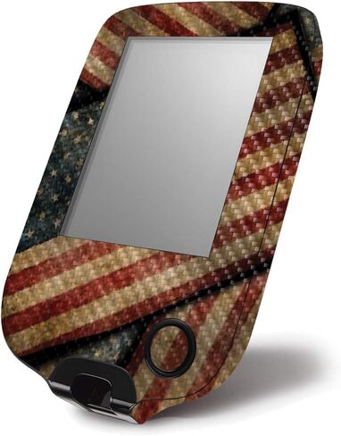 MightySkins Carbon Fiber Skin for Abbott Freestyle Libre 1 & 2 - Flag Drips | Protective, Durable Textured Carbon Fiber Finish | Easy to Apply, Remove, and Change Styles | Made in The USA in Saudi Arabia