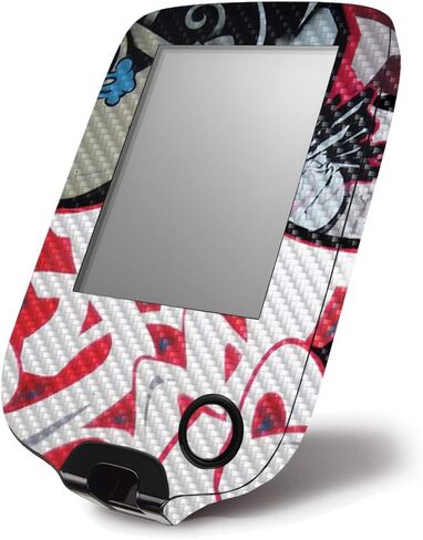 MightySkins Carbon Fiber Skin for Abbott Freestyle Libre 1 & 2 - Flag Drips | Protective, Durable Textured Carbon Fiber Finish | Easy to Apply, Remove, and Change Styles | Made in The USA in Saudi Arabia