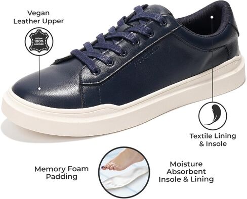 Project Cloud Mens Sneakers – Memory Foam Men's Fashion Sneakers – Lightweight and Non Slip Laced-Up Casual Men Shoes - Perfect Men Casual Shoes for All-Day Wear (Tilton) in Saudi Arabia