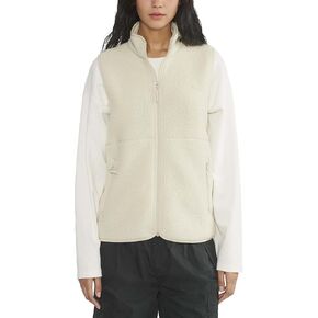 Hixiaohe Sherpa Fleece Vest for Women Trendy Warm Sleeveless Vests Jacket Lightweight Zip Coats with Pockets Fall Outerwear