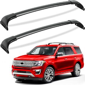 220lbs Roof Racks Cross Bars Compatible with Ford Expedition 2018-2025 &Lincoln Navigator 2018-2024, Heavy Duty Aluminum Crossbar Roof Rail Cargo Carrier Rooftop Car Accessories