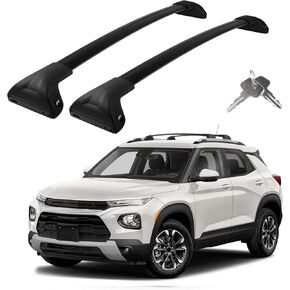 Roof Rack Cross Bars Compatible with Chevrolet Chevy Traverse 2022-2024, Adjustable Aluminum Heavy Duty 300 LBS Anti-Theft Lock Cargo Carrier Rooftop Crossbar Accessories for Bike, Snowboard, Luggage