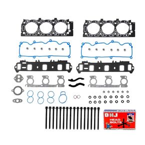 DNJ HGB4146 Cylinder Head Gasket Set with Head Bolt Kit for 2002-2008 Ford Mazda B3000 Ranger 3.0L V6 12V OHV 2986cc
