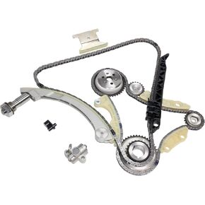 مجموعة سلسلة توقيت المحرك المتوافقة مع GDO مع ضرس شداد دليل السلسلة 12680750 94201S Buick Chevy GMC Pontiac Saab Saturn 2.0L 2.2L 2.4L L4