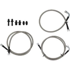 47RE Heavy Duty Hose Transmission Cooler Lines Kit Compatible with RAM 2500 3500 5.9L 1996 1997 1998 1999 2000 2001 2002