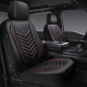 CAR PASS 3D FOAM PU LEATHER COR COVERS COLLE COMPLAY ، غطاء مقعد جلدي مقاوم للماء للسيارات ، فاخرة عالمية مضادة للانزلاق لسيارات سيارات الدفع الرباعي للسيارات ، وسادة هوائية مسند الذراع ، وكلها أسود