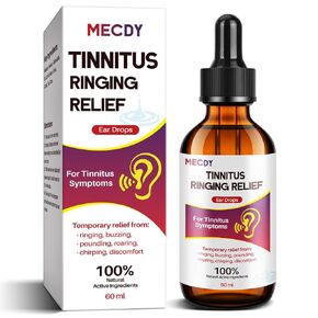 Tinnitus Relief for Ringing Ears,Drops for Clogged, Ear Ringing Relief Drops-Reduce Tinnitus Noise & Enhance Hearing,Ache Drops for Men & Women, 60ml