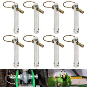 8 Pack S07070200 TOP TOP LINK PIN مجموعة إكسسوارات لمقدمة لربط الرابط العلوي للاستخدام في فئة 1 عقبة جرار استبدال 195589M1 AC339942