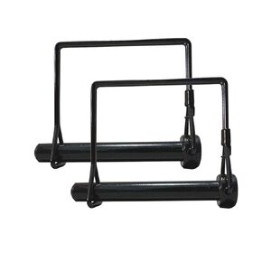 2 Pack 3/8 x 2-3/4 Trailer Hitch Pin Heavy-Duty Black Zinc Steel Hitch Lock Pin with Secure Clip Coupler Locking Pin for Towing Truck Tractor PTO Shaft Quick Release Trailer Latch Pin (2)
