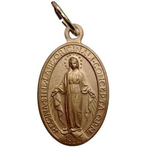 LOT OF " THE MIRACULOUS MEDAL " - THE ORIGINAL ONE - 100 MADE IN ITALY - THE PATRON SAINTS MEDALS
