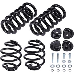 maXpeedingrods 3" Front & 5" Rear Lowering Coil Spring Kit for Chevy C10/GMC C15 1960-1972, Drop Kit