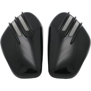 Motorcycle Left & Right Battery Side Fairing Covers Frame Cap for Triumph Bonneville Bobber 2017-2023 Bonneville Bobber Black 2018-2023 Bonneville Speedmaster 2018-2023 (Glossy Black)…