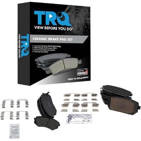 TRQ Brake Pads Ceramic Compatible with 2007-2010 Kia Rondo