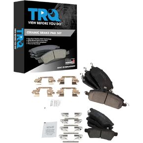 TRQ Brake Pads Ceramic Compatible with 2022 Nissan Pathfinder
