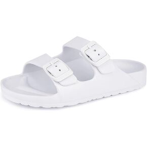 Kids Slide Sandals Boys Girls Buckle Adjustable EVA Slipper Sandals