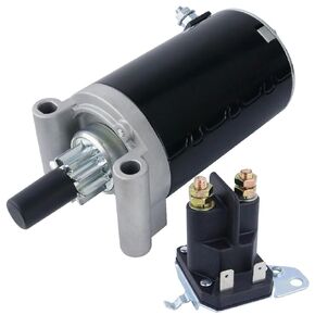 Starter with Relay Compatible with Cub Cadet LTX1050 LGTX1050 LGT1050 LGT1054 GT1054 RZT L42 L46 L50 L54 S42 S46 S50 S54 XT1 XT2 Z-Force 2014-2015 3209801S 3209804S 3209808S 3209810S