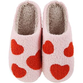 النساء الرجعية الكتب الملونة النعال أفخم النعال الدافئة البيت ، أحذية المنزل غير الرسمية لينة أفخم زلة على النعال في الهواء الطلق أحذية غرفة نوم داخلية في الهواء الطلق in Kuwait