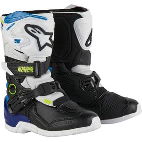 Alpinestars 2014518-12-11 Tech 3S Boots Black/White Sz Y11
