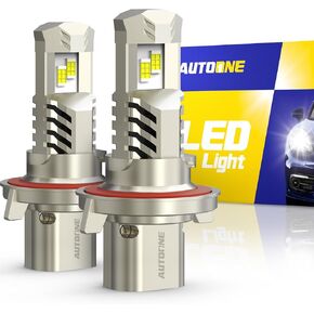 AUTOONE Upgraded 9005 9006 LED Bulbs Combo 6500K White, 40000LM 600% Brighter 9005/HB3 9006/HB4 LED Fog Light Bulbs Plug and Play, Pack of 4