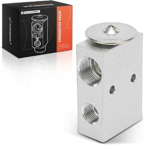 A-Premium A/C Expansion Valve Compatible with Jeep Cherokee, Comanche, Wagoneer & Dodge Ram 50 & BMW 533i, 535i, 535is, 733i, 735i & Ford E-100 Econoline, Mustang & Mercedes-Benz & Porsche & Renault