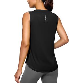 G Gradual Women's Workout Tank Tops Lightweight Sleeveless High Neck Athletic Shirts for Running Gym Tennis Pickleball