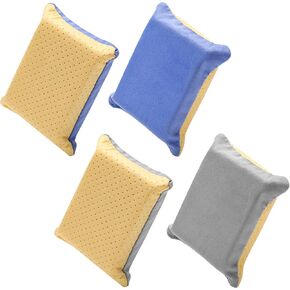 4PCS Window Defogger Sponge, Pletpet Car Windshield Defogger Sponge Reusable Yellow Mirrors Glass and Windows Defogging Sponge for Fast Defogging and Water Absorption for Windshields
