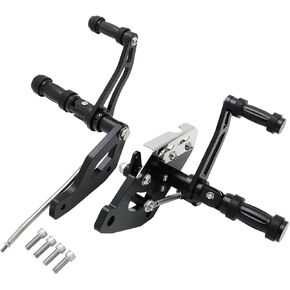 Motorcycle Forward Controls Footpegs Levers Linkages Compatible with Kawasaki Vulcan 900 VN900 Classic 2006-2023