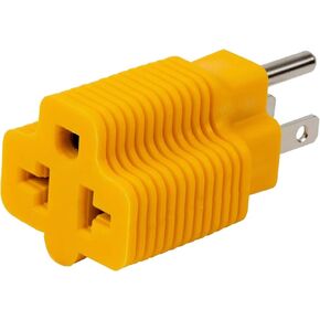 (قطعتان) محول طاقة تيار متردد 4 في 1، قابس تيار متردد منزلي 15 أمبير إلى 20 أمبير محول شفرة T، 5-15P إلى 5-20R، 5-15P إلى 6-15R، 5-15P إلى 6-20R، 15A 125V إلى 20A محول 250 فولت in Kuwait