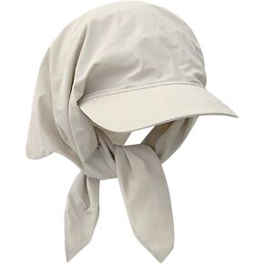 Baseball Adult Bandana Baseball Spring Summer Casual Sport for Woman Men Outdoor Visor Hat with Adjust Headscarf Beige