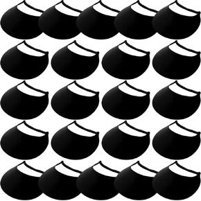 Sureio 22 Pcs Adjustable Sun Visors for Women Golf Sun Visor Hat Tennis Elastic Foam Visors Bulk for Ladies Men Outdoors