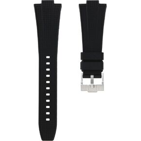 Tissot PRX PowerMatic 80 Silicone Rubber Watch Straps - مجموعات مراقبة متوافقة مع Tissot PRS Automatic ، الكوارتز ، Chronograph 40mm - الحجم 12 مم - للرجال والنساء - الإفراج السريع