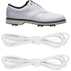 أربطة أحذية الجولف المشمع لأحذية Footjoy ، 3/32 "(2.5 مم) من أربطة الحذاء رقيقة أوكسفورد سلاسل بديلة للرجال لباس