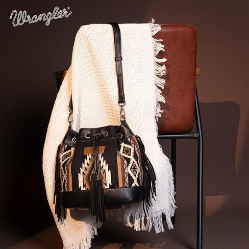 Wrangler Hobo Bags for Women Designer Bucket Purses Western Shoulder Handbags in Saudi Arabia