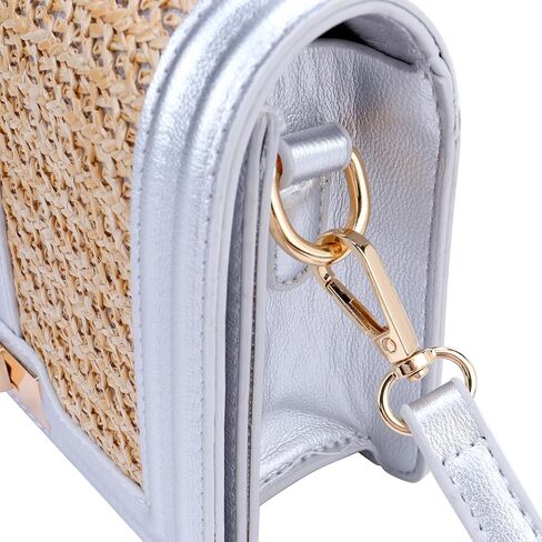 Ayliss Straw Crossbody Bags for Women Straw Purses Handbags Shoulder Clutch Purse Summer Beach Woven Bags for Vacation in Kuwait