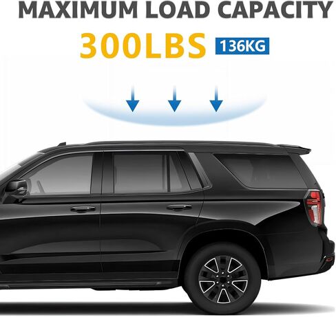 Roof Rack Cross Bars Compatible with Chevrolet Chevy Traverse 2022-2024, Adjustable Aluminum Heavy Duty 300 LBS Anti-Theft Lock Cargo Carrier Rooftop Crossbar Accessories for Bike, Snowboard, Luggage in Kuwait
