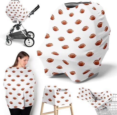 Sweet Jojo Designs Construction Truck Boy Infant Baby Car Seat Cover Nursing Breastfeeding High Chair Shopping Cart Stroller Carseat Canopy Carrier Multipurpose Use Blue Green Transportation Vehicles in Saudi Arabia