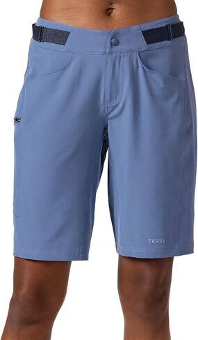 Terry Cycling Venture Short Relaxed Fit 2 in 1 Womens Hiking Cargo Short, Adjustable Waist & Padded Bike Liner Short in Kuwait