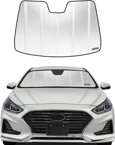 Windshield Sun Shade for 2019-2023 Hyundai Santa Fe. 2024 Upgrade Reflective Aluminum Film Front Window Sunshade for Maximum Interior Protection in Saudi Arabia
