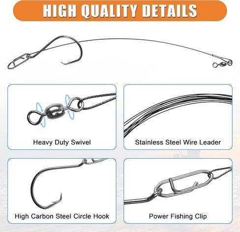 Catfish Rig Catfish Floats Santee Rig Catfish Floats Catfishing Tackle Santee Cooper Catfishing Rig Chunky Catfish Rigs for Lake River Catfish Rattling Line Float Circle Hooks for Catfish Floats 5pcs in Saudi Arabia