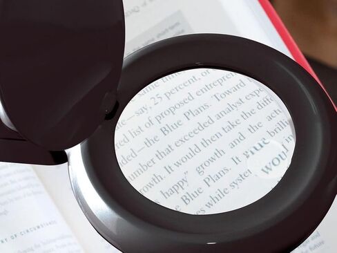 OttLite LED Space Saving Magnifier Desk Lamp – Optical Grade Magnification, Adjustable Arm, Pivoting Head, Portable to Travel, for Crafting & Needlework in Kuwait