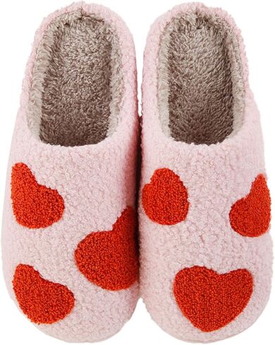 النساء الرجعية الكتب الملونة النعال أفخم النعال الدافئة البيت ، أحذية المنزل غير الرسمية لينة أفخم زلة على النعال في الهواء الطلق أحذية غرفة نوم داخلية في الهواء الطلق in Kuwait