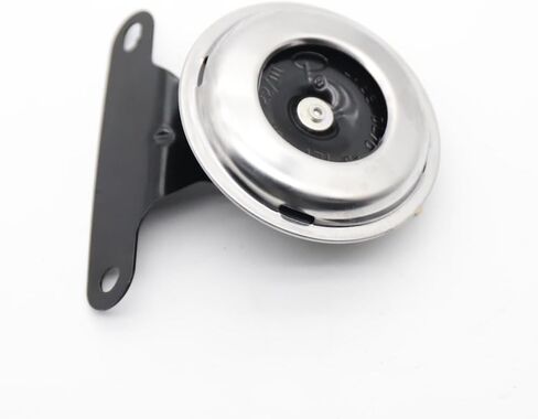 Lvee DL70-017 Universal Motorcycle Horns Horns Round Round Right مكبر صوت 12V 1.5A 105DB قرن صغير للدراجة النارية ATV Scooter UTV دراجة in Kuwait