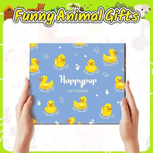HAPPYPOP Rubber Duck Cat Cow Gifts - Funny Duck Cat Socks for Boys Girls Kids 10-12 Years in Kuwait